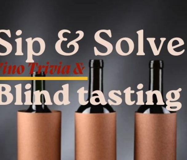 Sip & Solve: Vino Trivia & Blind Tasting